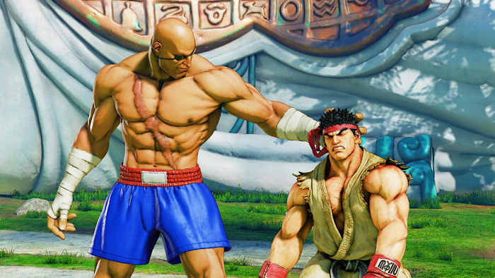 Sagat punishing Ryu in SFV